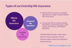An Image Showing Types of Survivorship Insurance